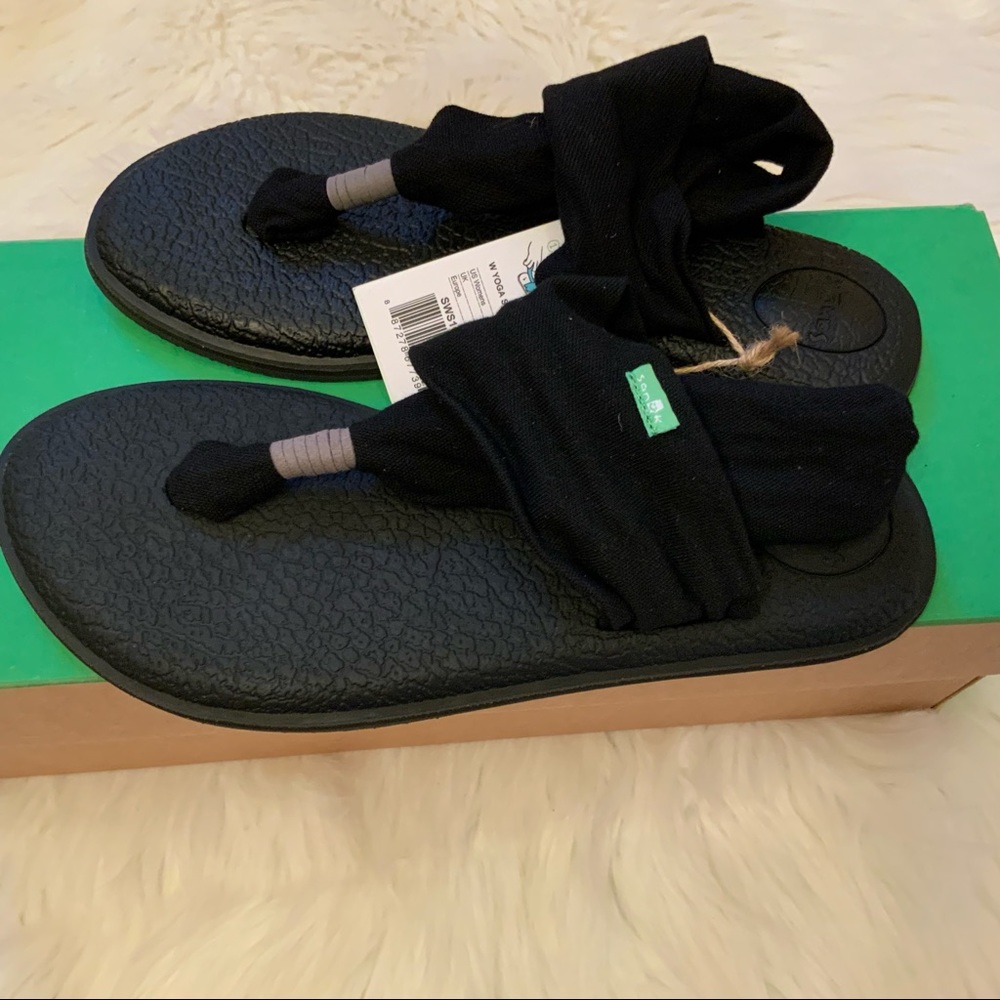 Sanuk Yoga Sling 2 Sandals - NWT - Size 6 - Black - Picture 12 of 12